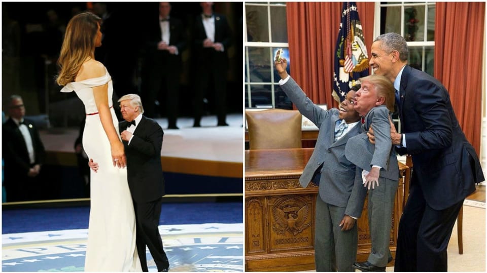Malý Trump se stal hitem internetu